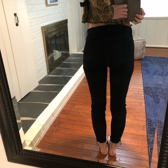 J. Brand stretch skinny ankle distressed jeans - Picture 3 of 8